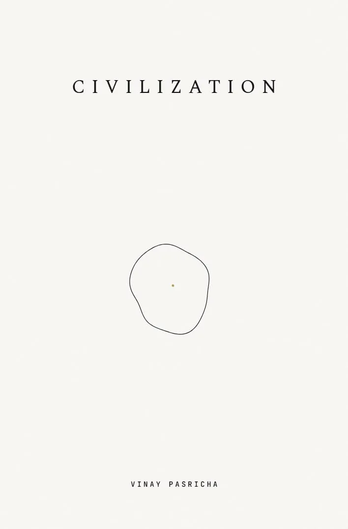 Cover of Civilization by Vinay Pasricha, a compass of eight directions for intelligent civilizations