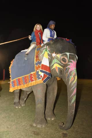 Same elephant ride, slightly different moment