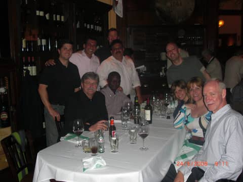 Restaurant table, group, wider